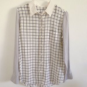 Equipment silk button down blouse